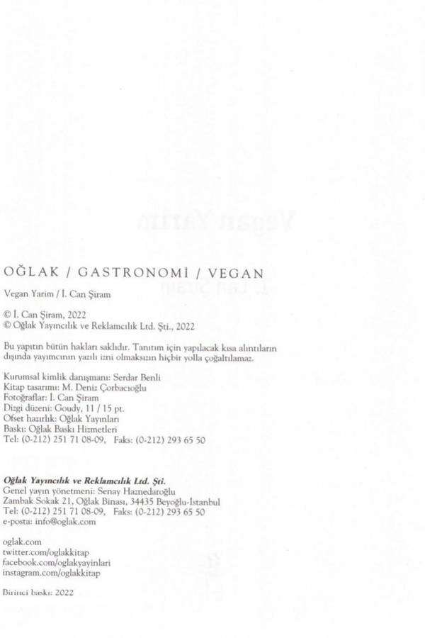 Can Şiram — Vegan Yarim